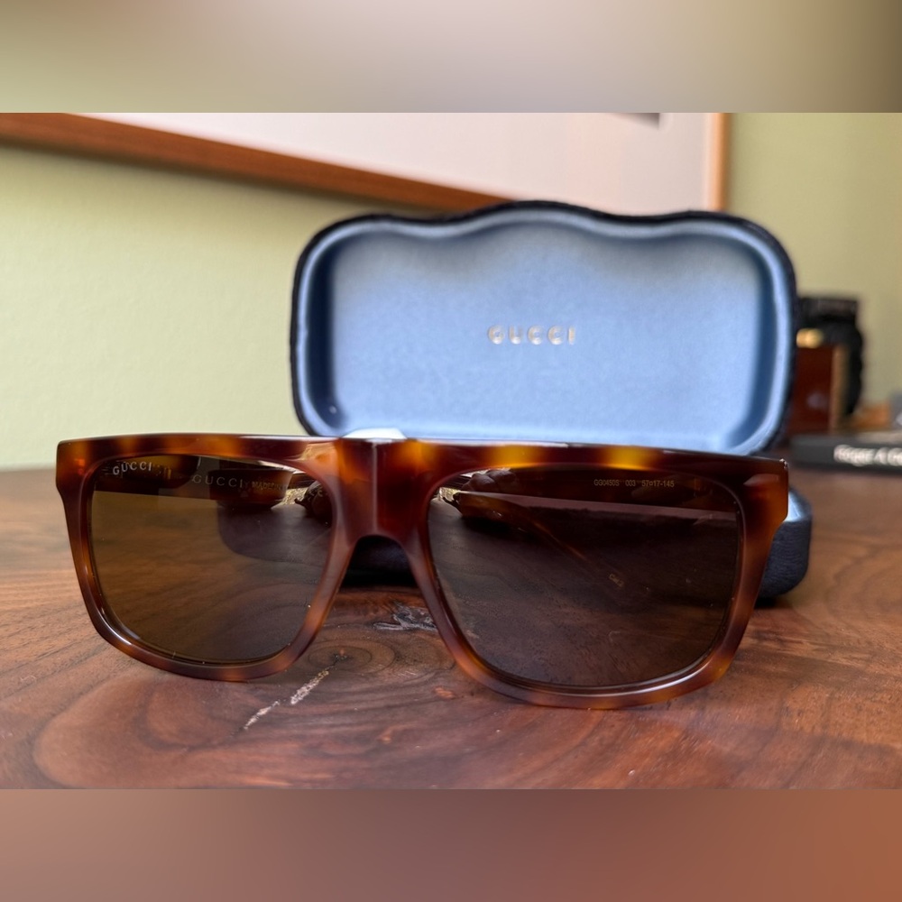 Gucci Brown Tortoiseshell Sunglasses